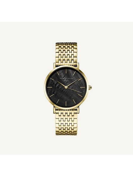 Rosefield Damenuhren Rosefield Upper East Side Black Gold UBGSG-U35