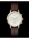 Rosefield Rosefield Armbanduhr NCDBG-N93 The Gabby White Sunray Croco Dark Brown Gold