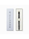 Rosefield Damenarmbanduhr Rosefield Octagon XS Black Leather OWBLG-O84