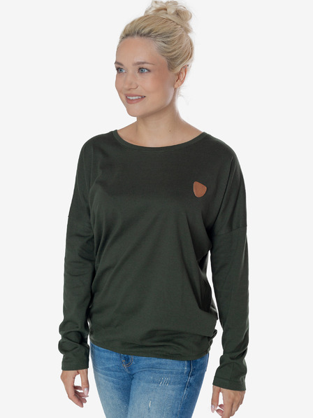 Sam 73 Dunkelgrünes Damen-T-Shirt SAM 73