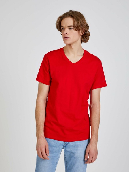 Sam 73 Rotes Herren-T-Shirt SAM 73 Blane