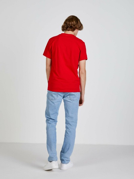 Sam 73 Rotes Herren-T-Shirt SAM 73 Blane