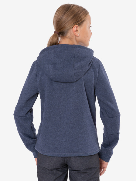 Sam 73 Dunkelblaues bedrucktes Sweatshirt für Mädchen SAM 73