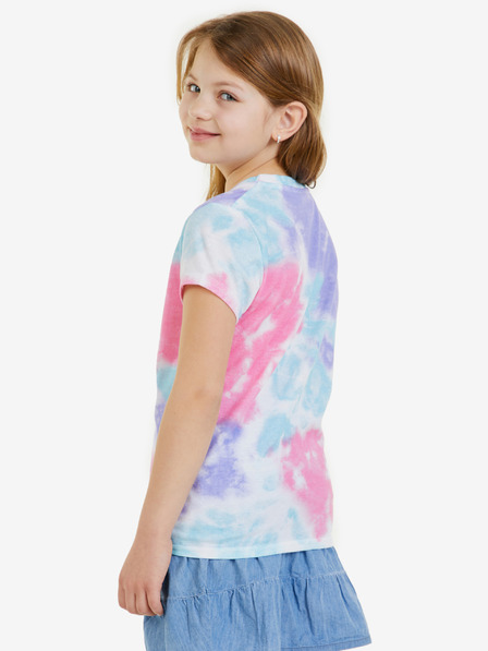 Sam 73 Blaues Batik-T-Shirt für Mädchen SAM 73 Regina