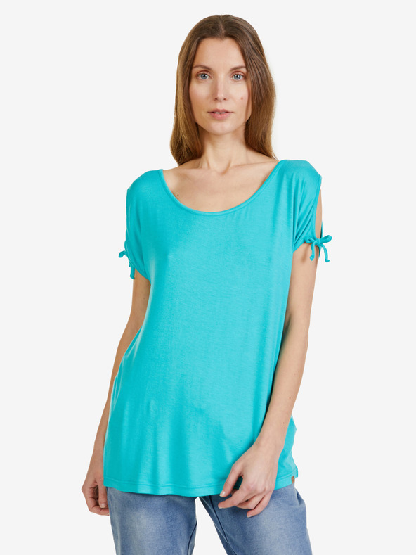 Sam 73 Türkisfarbenes Damen-T-Shirt SAM 73 Felicia