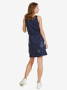 Sam 73 Dunkelblaues Gemustertes Kurzes Damen-Kleid SAM 73 Blanche