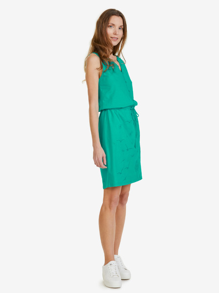 Sam 73 Grünes Gemustertes Kurzes Damenkleid SAM 73 Blanche