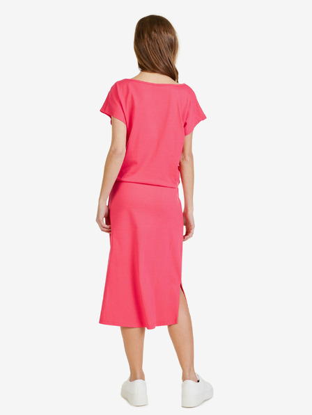 Sam 73 Dunkelrosa Damen-Midikleid SAM 73 Natalie