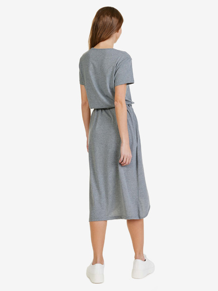 Sam 73 Hellgraues Damen-Midikleid SAM 73 Gaia