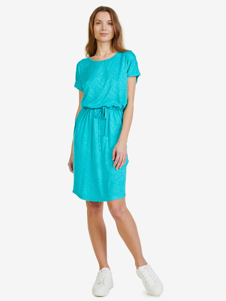 Sam 73 Türkisfarbenes gemustertes Damenkleid SAM 73 Odette