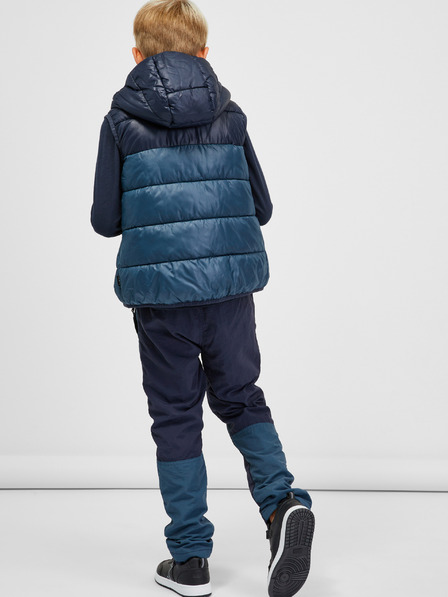Sam 73 Dunkelblaue Kinder-Steppweste mit Kapuze SAM 73 Jifunza