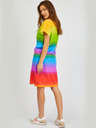 Sam 73 Blaues und gelbes Damenkleid SAM73 Fena