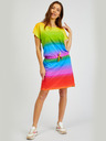 Sam 73 Blaues und gelbes Damenkleid SAM73 Fena