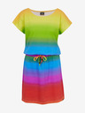 Sam 73 Blaues und gelbes Damenkleid SAM73 Fena