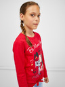 Sam 73 Rotes langärmeliges Mädchen-T-Shirt SAM 73 Vadania