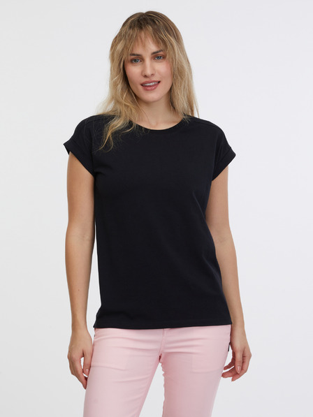 Sam 73 Schwarzes Damen-Basic-T-Shirt SAM 73 Miranda