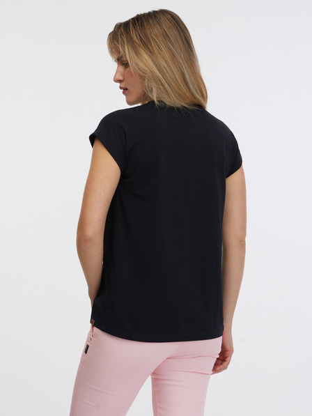 Sam 73 Schwarzes Damen-Basic-T-Shirt SAM 73 Miranda