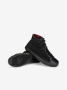 Ombre Clothing Schwarze Herren Turnschuhe Schuhe Ombre Clothing T378