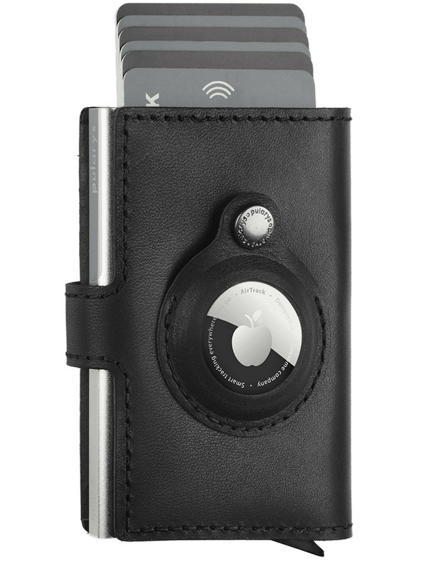 Pularys Herren Lederbörse Pularys Easy Wallet schwarz