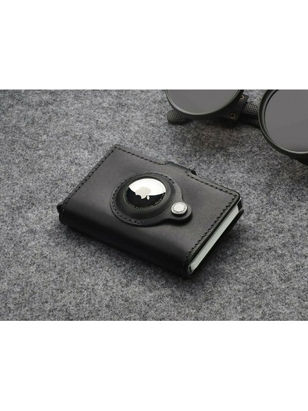 Pularys Herren Lederbörse Pularys Easy Wallet schwarz