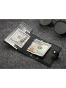 Pularys Herren Lederbörse Pularys Easy Wallet schwarz