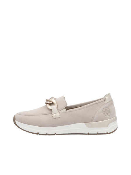 Rieker Beige Mokassins Rieker