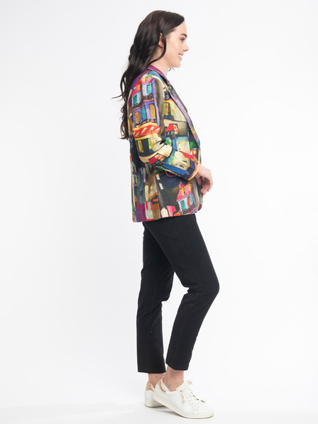 Orientique Orientique Gemusterte Damenjacke Tartan