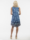 Orientique Blaues Orientique gemustertes Wendekleid für Damen