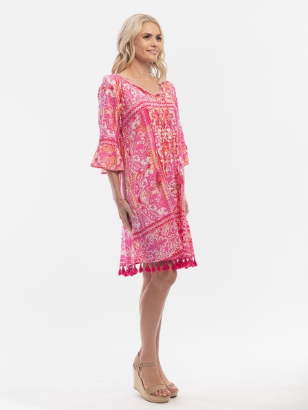 Orientique Rosa Orientique Damen gemustertes Kleid