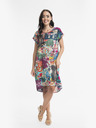 Orientique Petrol Damen Gemustertes Kleid Orientique Onikawa
