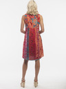 Orientique Orange-rosa Orientique gemustertes Wendekleid für Damen