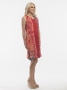 Orientique Orange-rosa Orientique gemustertes Wendekleid für Damen