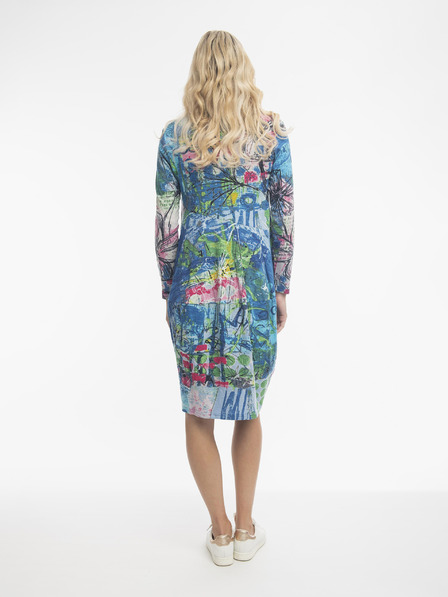 Orientique Orientique Damen Bubble Gemustertes Kleid