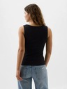 GAP Damen geripptes Tanktop mit Logo GAP