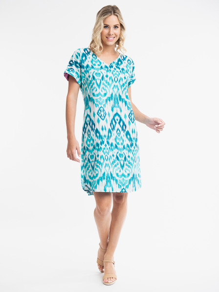 Orientique Türkisfarbenes Damen-Wendekleid Orientique Izmir