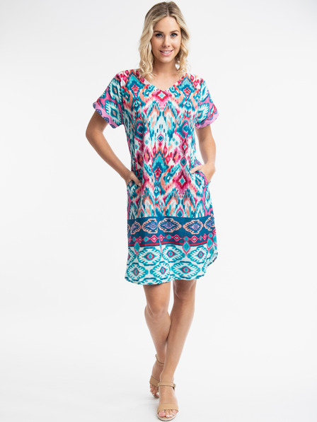 Orientique Türkisfarbenes Damen-Wendekleid Orientique Izmir