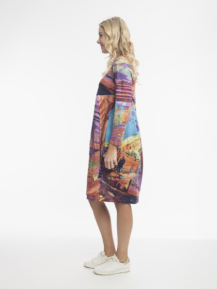 Orientique Orientique Damen Bubble Gemustertes Kleid