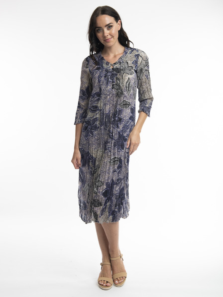 Orientique Lila Orientique Mersin Damenkleid mit Blumenmuster