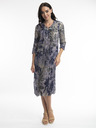 Orientique Lila Orientique Mersin Damenkleid mit Blumenmuster