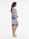 Orientique Rosa und türkisfarbenes Orientique Izmir gemustertes Kleid für Damen