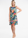 Orientique Orange-blaues Orientique Paphos Damen-Wendekleid