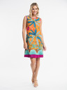 Orientique Orange-blaues Orientique Paphos Damen-Wendekleid