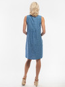 Orientique Blaues Orientique gemustertes Wendekleid für Damen