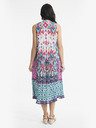 Orientique Lila und blaues gemustertes Midikleid für Damen von Orientique Izmir