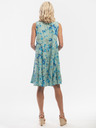 Orientique Türkisfarbenes Orientique Damen-Blumenkleid