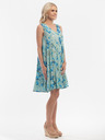 Orientique Türkisfarbenes Orientique Damen-Blumenkleid