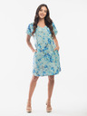 Orientique Orientique blau-menthol gemustertes Wendekleid für Damen