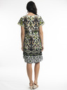 Orientique Grün-schwarz gemustertes Orientique Izmir Wendekleid für Damen