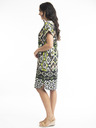 Orientique Grün-schwarz gemustertes Orientique Izmir Wendekleid für Damen