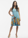 Orientique Orientique blau gemustertes Damen-Wendekleid